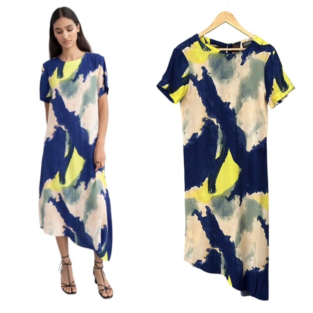 & Other Stories Asymmetrical T-Shirt Dress - Sz. 4